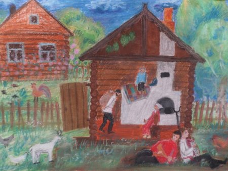 Композиция на тему деревня