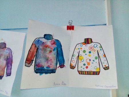 Рисование по теме одежда