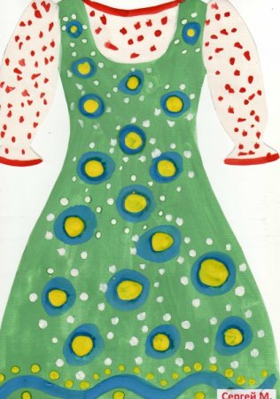 Рисование с детьми на тему одежда