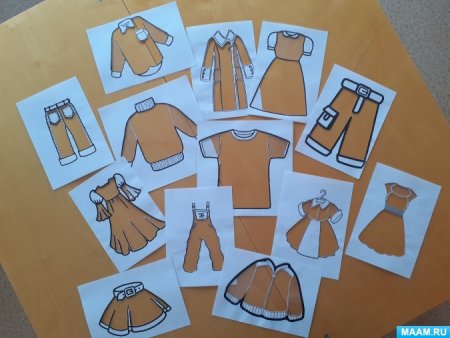 Рисование в подготовительной группе на тему одежда
