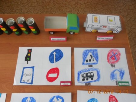 Рисование дорожные знаки старшая группа