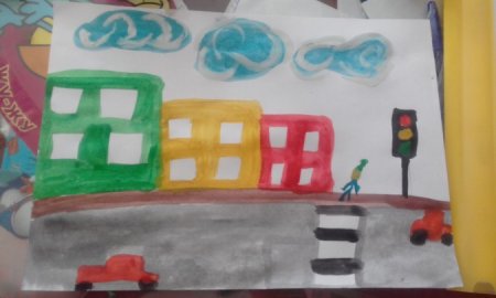 Рисование по ПДД В детском саду