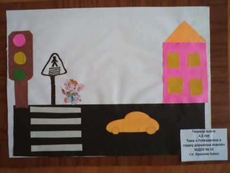 Рисование по ПДД В подготовительной группе