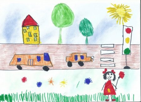 Рисование по ПДД В младшей группе