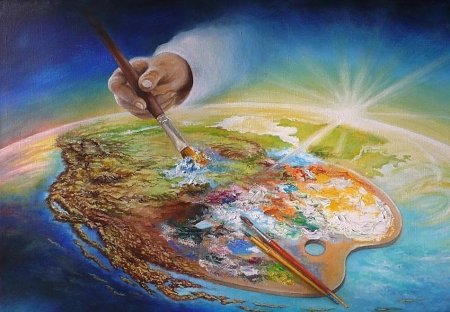 Земля живопись