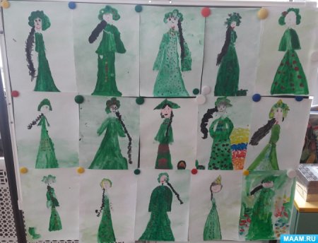 Рисование по сказкам Бажова в подготовительной группе