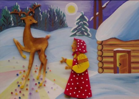 Макет к сказке серебряное копытце