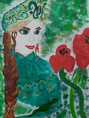 Малахитовая шкатулка Бажов поделка