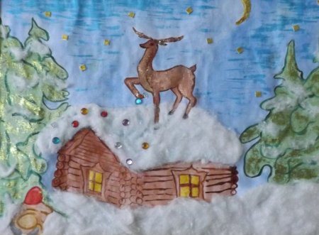 Рисунок на тему серебряное копытце