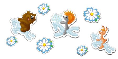 Герои мультфильма белогривые лошадки