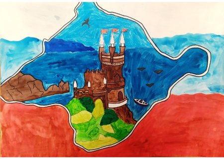 Рисунок на тему Крым