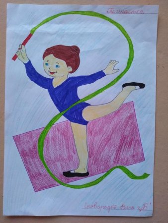 Спорт глазами детей рисунки