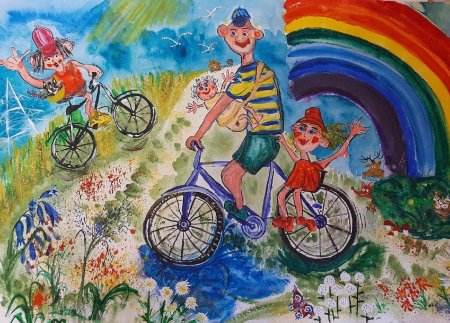 Детские рисунки про спорт