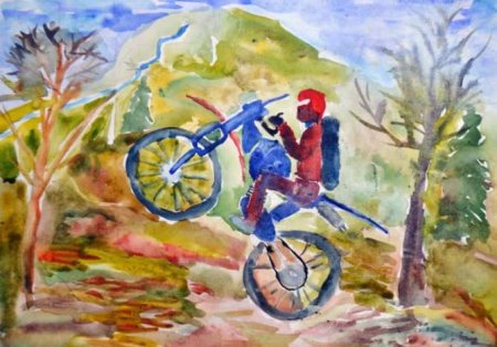 Детский рисунок спорт