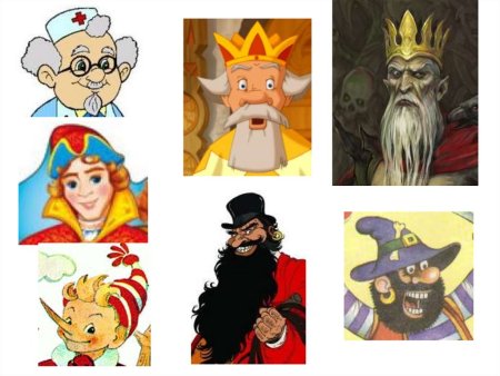 Злой и добрый персонаж