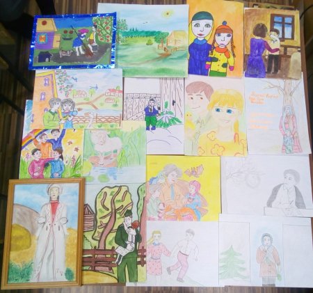 Конкурс рисунков по произведениям м.Карима