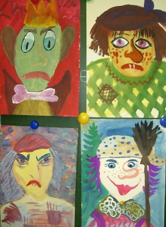 Злой и добрый персонаж