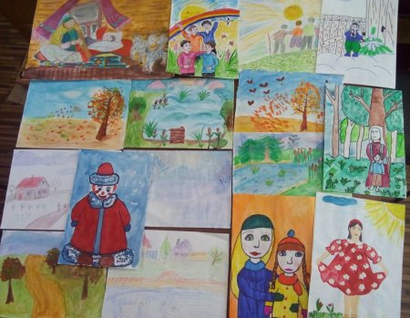 Творчество Мустая Карима рисунок