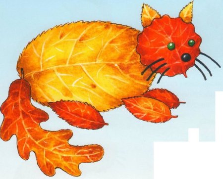 Аппликация на тему осень