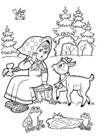 Сказки. Раскраски