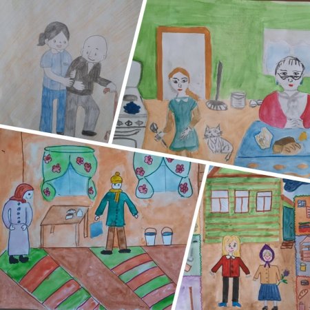 Конкурс рисунков моя мама социальный работник