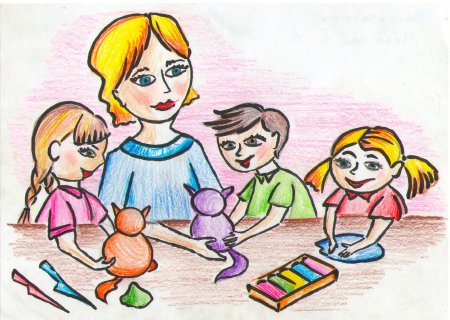 Социальный работник плакат