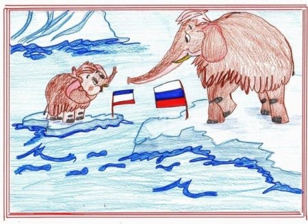 Рисунок на тему Крымская Весна