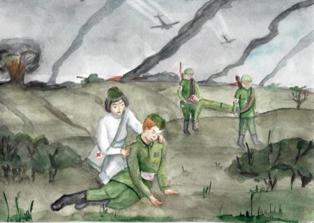Рисунок на тему Отечественная война