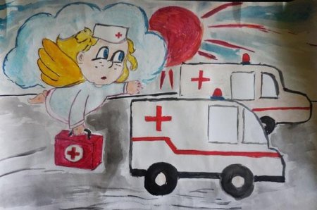 Рисовать скорую помощь