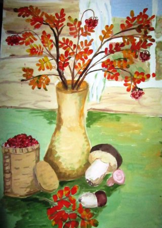 Рисунок на тему осень