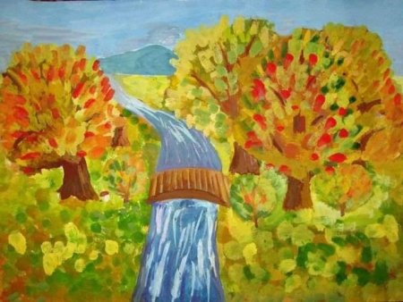 Рисование Золотая осень