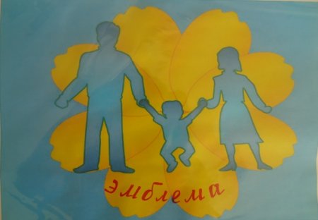 Аппликация на тему дружная семья