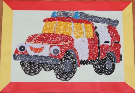 Пожарная машина Квиллингом