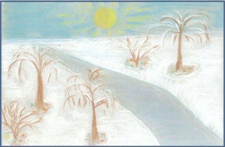 Рисунок к произведению Чайковского времена года