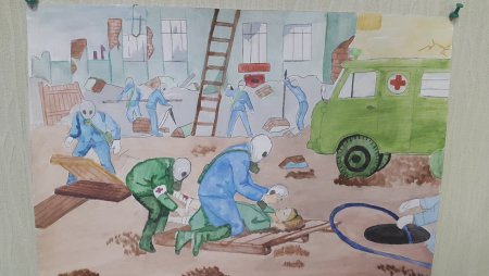 Рисунок на тему "пожарная безопастность"