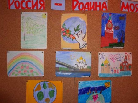 Рисование родная Страна подготовительная группа