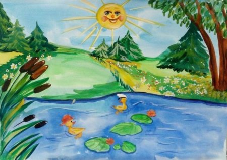 Рисование лето