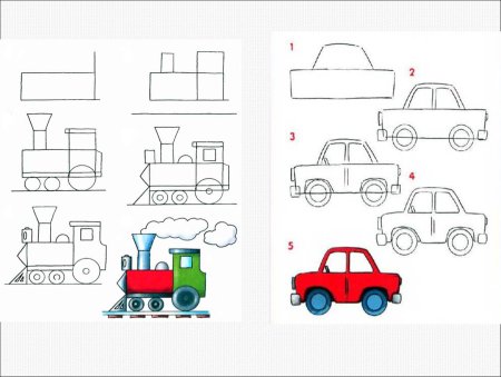 Схема рисования машины