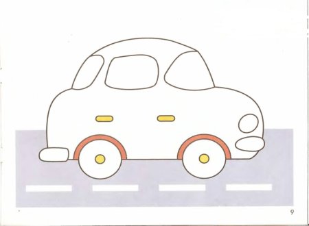 Рисование автобус в старшей группе