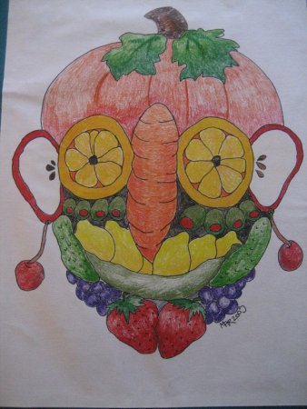 Рисунок на тему здоровое питание