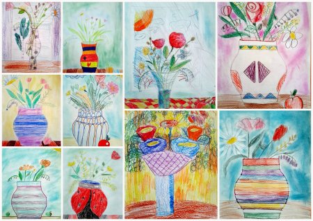 Рисование сказочный город