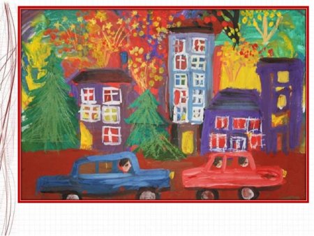 Средневековый город рисунок