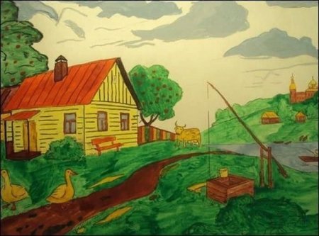 Рисунок малой Родины