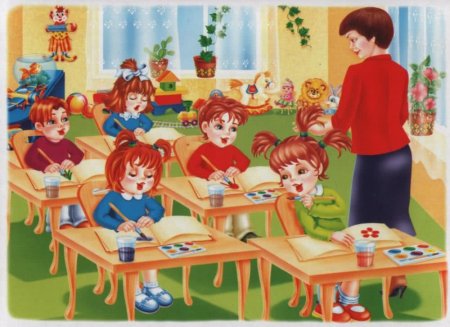 Занятия в садике