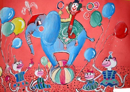 Рисунок на тему цирк