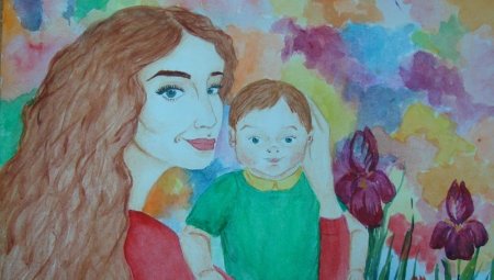 Рисунок ко Дню матери