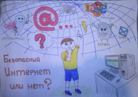 Рисунок на тему неделя безопасного интернета