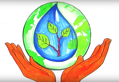 Рисунок берегите природу