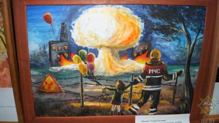 Рисунок на пожарную тематику легкий