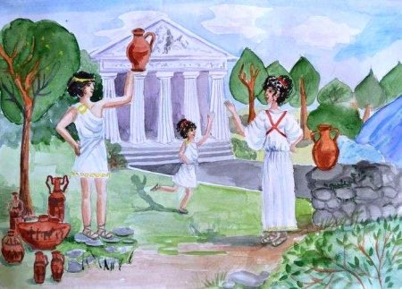 Рисунок на тему Греция